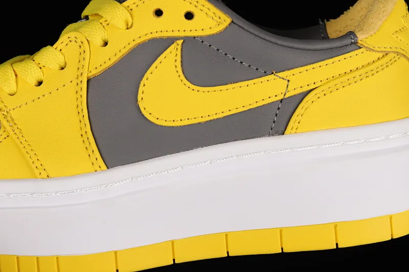 All categories Air Jordan Jordan series basketball shoes Air Jordan 1 Low Air Jordan 1 Elevate Low SE "Wolf Grey" Little AJ thick-soled retro basketball shoes DH7004-017